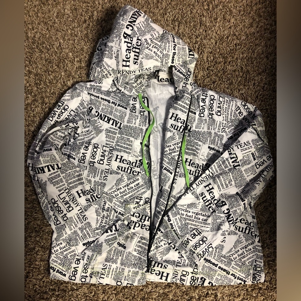 Elliott Lauren Newsprint Jacket